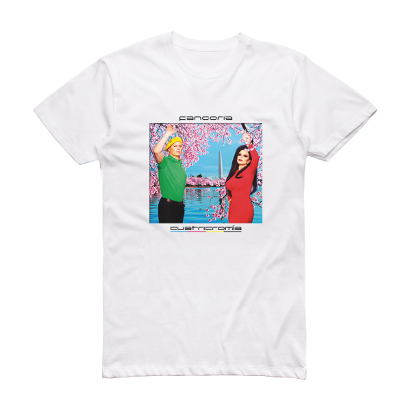 Fangoria Cuatricroma Album Cover T-Shirt White