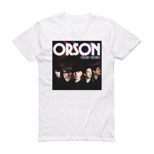 Orson Culture Vultures Album Cover T-Shirt White – ALBUM COVER T-SHIRTS