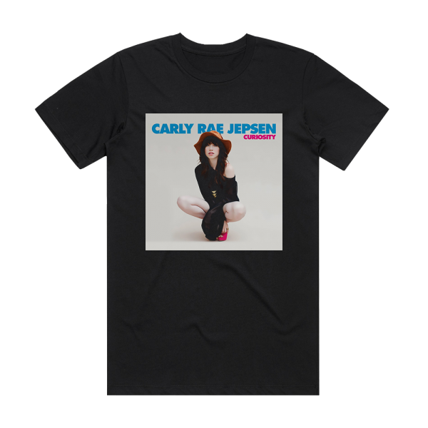 Carly Rae Jepsen Curiosity Ep Album Cover T-Shirt Black