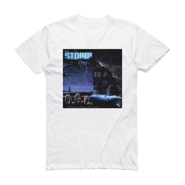 O G C Da Storm Album Cover T-Shirt White