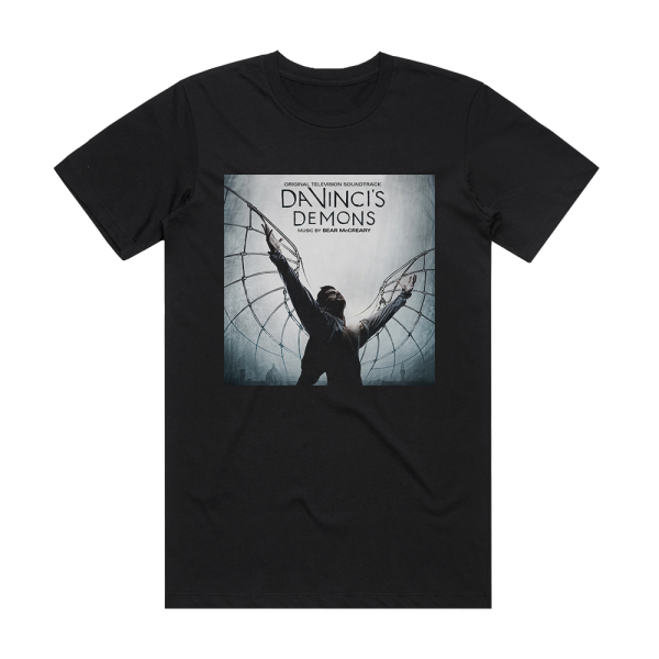 Bear McCreary Da Vincis Demons Album Cover T-Shirt Black