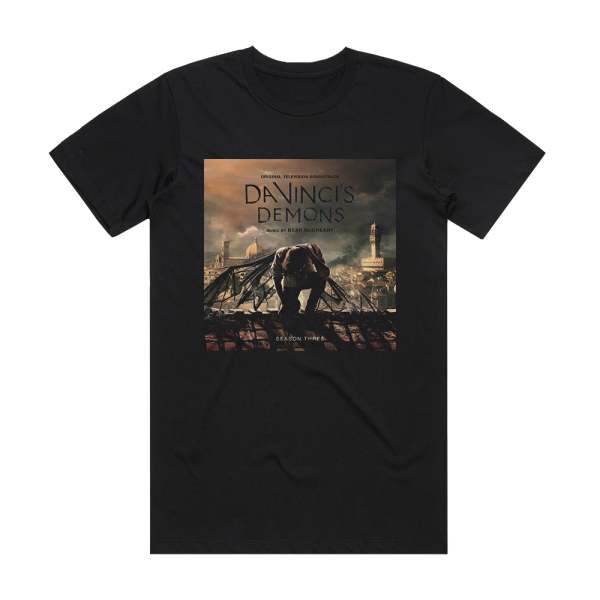 Bear McCreary Da Vincis Demons Season 3 Album Cover T-Shirt Black