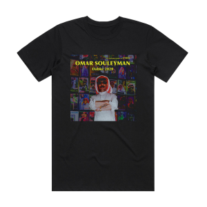Omar Souleyman Dabke 2020 Album Cover T-Shirt Black