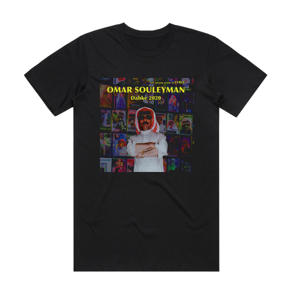 Omar Souleyman Dabke 2020 Album Cover T-Shirt Black