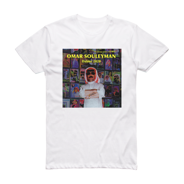Omar Souleyman Dabke 2020 Album Cover T-Shirt White