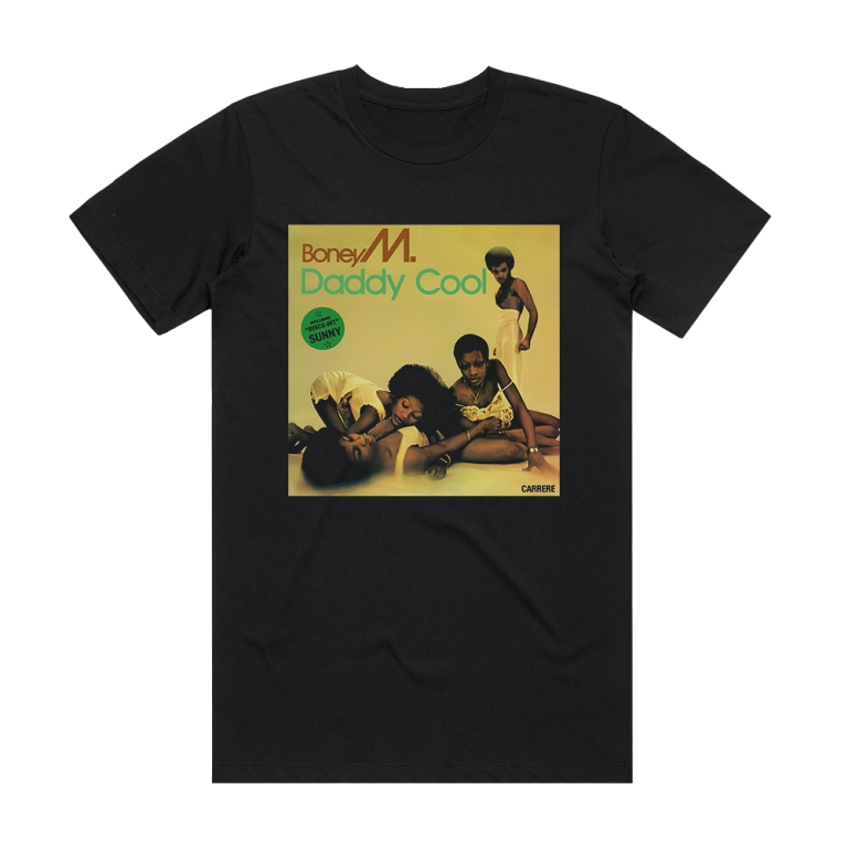 Boney M Daddy Cool Album Cover T-Shirt Black – ALBUM COVER T-SHIRTS