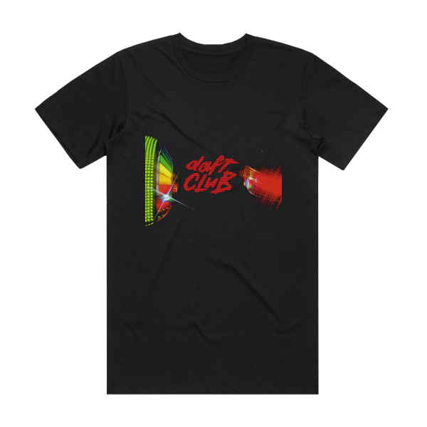 Daft Punk Daft Club Album Cover T-Shirt Black