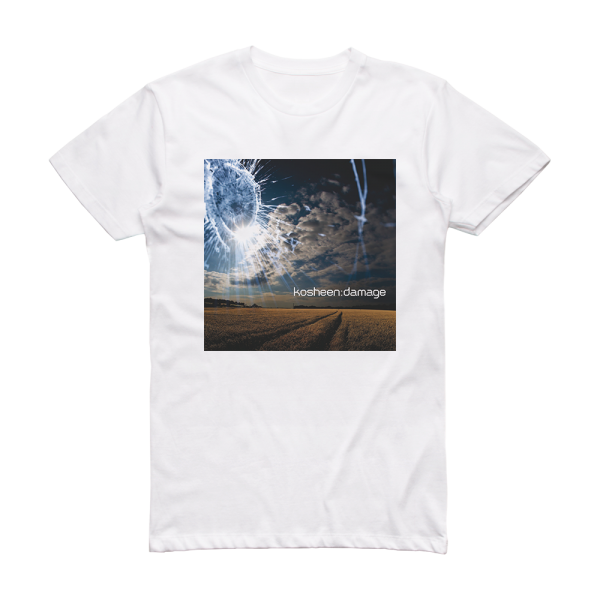 Kosheen Damage Album Cover T-Shirt White