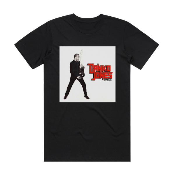 Danko Jones Dance Album Cover T-Shirt Black