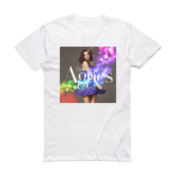 Agnes Dance Love Pop Album Cover T-Shirt White