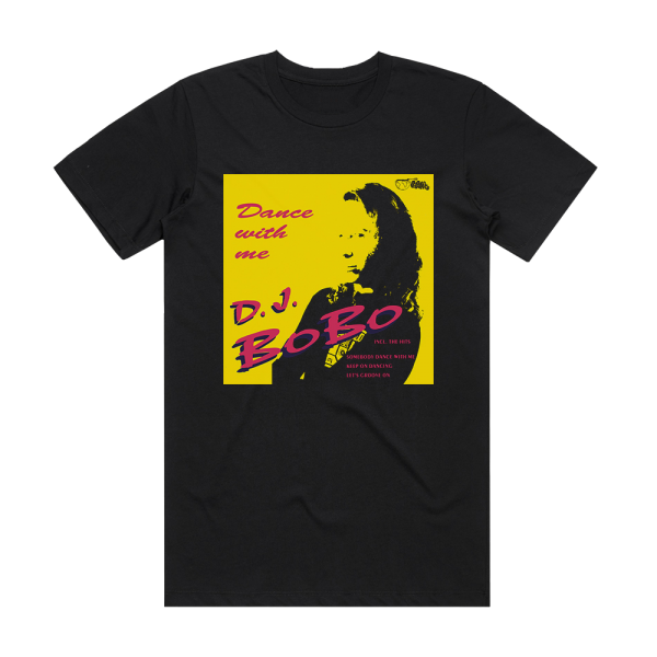 DJ BoBo Dance With Me Album Cover T-Shirt Black