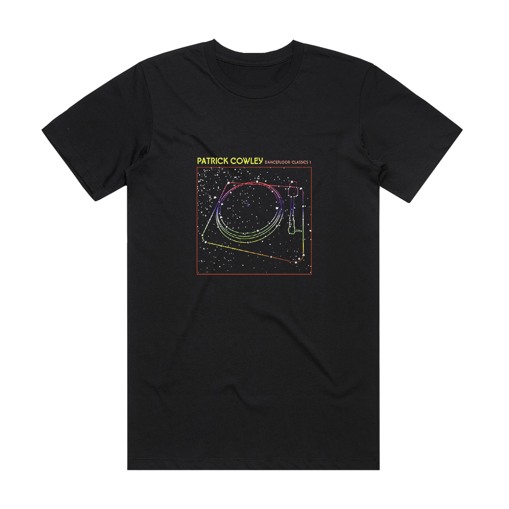 Patrick Cowley Dancefloor Classics Vol 1 Album Cover T-Shirt Black