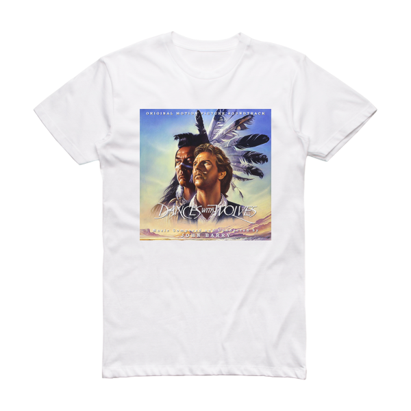 John Barry Dances With Wolves Album Cover T-Shirt White