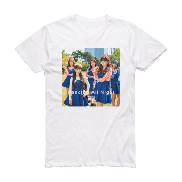 Crayon Pop Dancing All Night Album Cover T-Shirt White