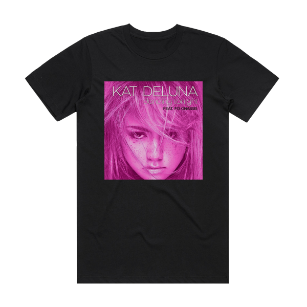 Kat DeLuna Dancing Tonight 5 Album Cover T-Shirt Black