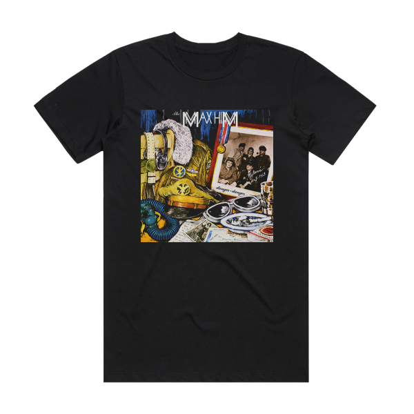 Max Him Danger Danger Album Cover T-Shirt Black