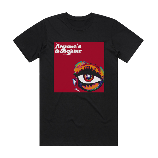 Anyones Daughter Danger World 2 Album Cover T-Shirt Black