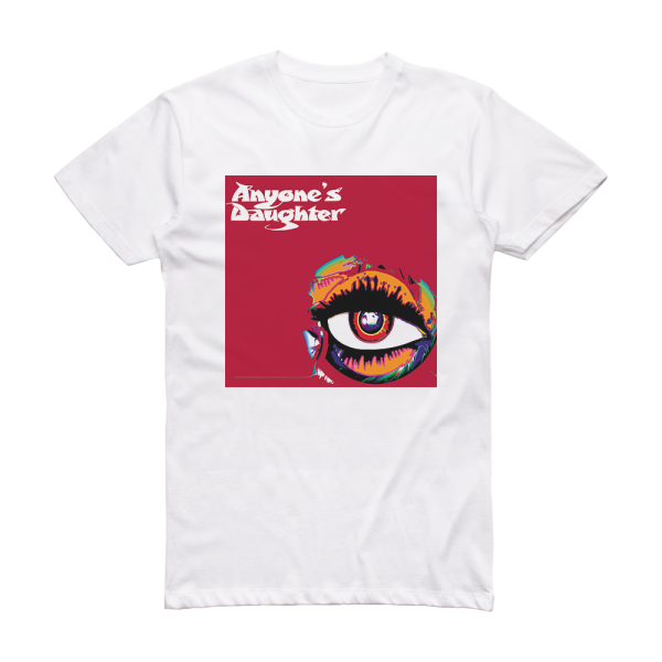 Anyones Daughter Danger World 2 Album Cover T-Shirt White