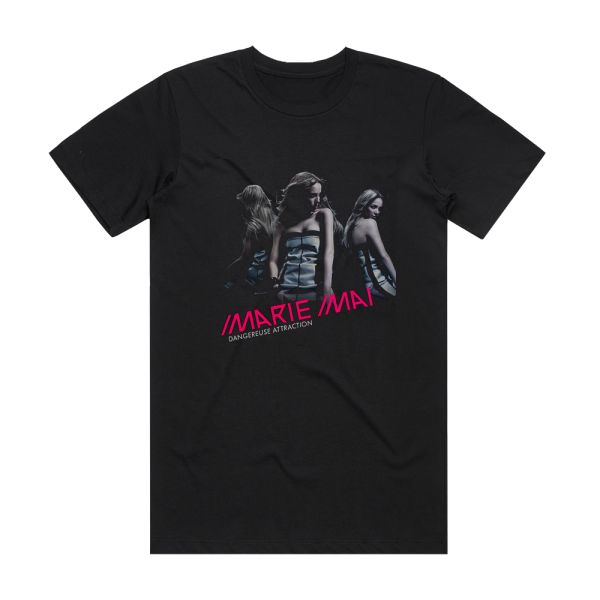 Marie-Mai Dangereuse Attraction Album Cover T-Shirt Black