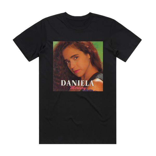 Daniela Mercury Daniela Mercury Album Cover T-Shirt Black