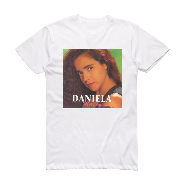 Daniela Mercury Daniela Mercury Album Cover T-Shirt White