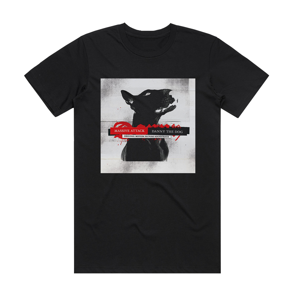 Massive Attack Danny The Dog Album Cover T-Shirt Black – ALBUM COVER T ...