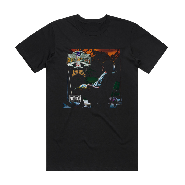 Bubba Sparxxx Dark Days Bright Nights Album Cover T-Shirt Black