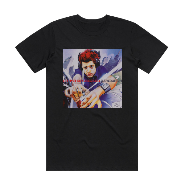 les Rythmes Digitales Darkdancer Album Cover T-Shirt Black
