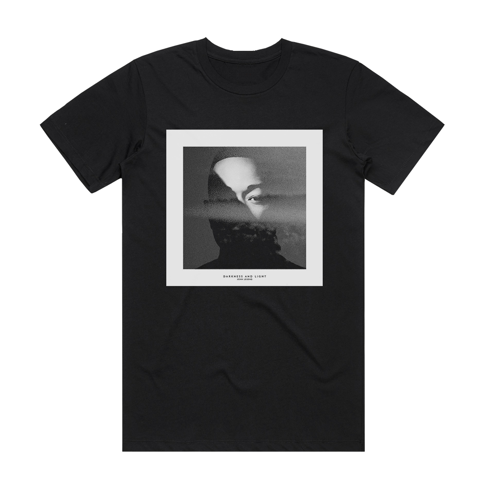 genetisk synet har taget fejl John Legend Darkness And Light Album Cover T-Shirt Black – ALBUM COVER  T-SHIRTS
