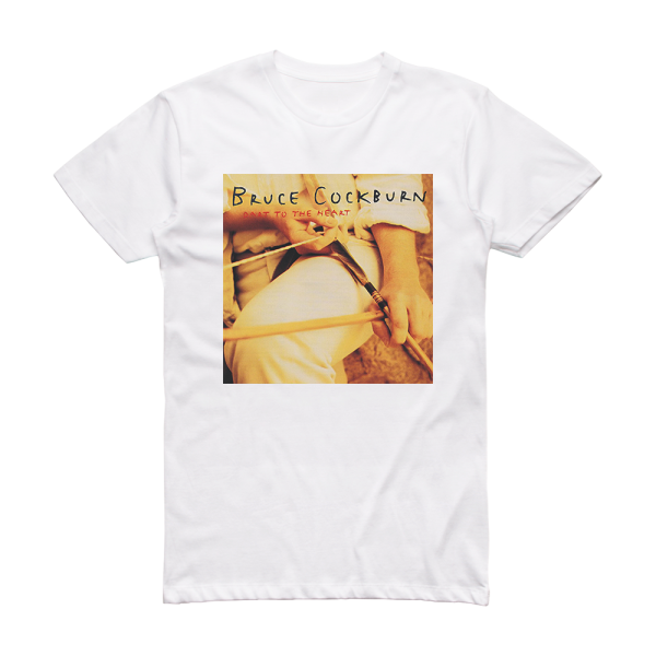 Bruce Cockburn Dart To The Heart Album Cover T-Shirt White