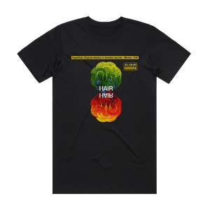 Galt MacDermot Das Ganze Hair Deutsche Original Gesamtaufnahme Mnchen Album Cover T-Shirt Black