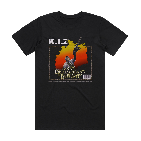 K I Z Das Rapdeutschlandkettensgenmassaker Album Cover T-Shirt Black