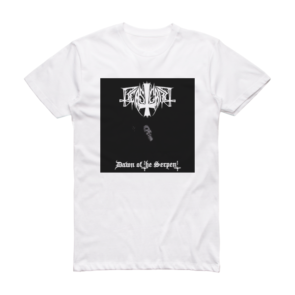 Beastcraft Dawn Of The Serpent Album Cover T-Shirt White