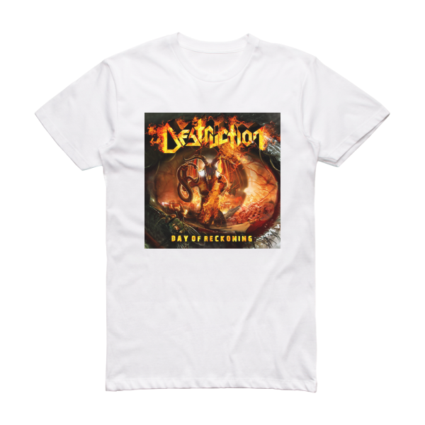 Destruction Day Of Reckoning Album Cover T-Shirt White