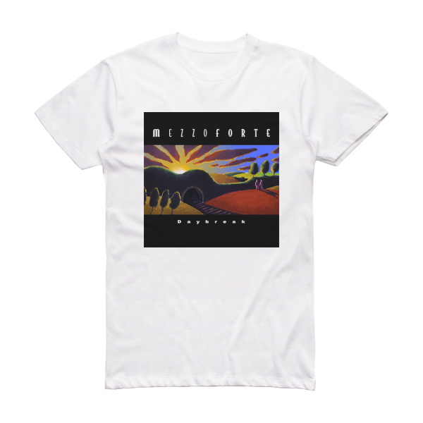Mezzoforte Daybreak Album Cover T-Shirt White