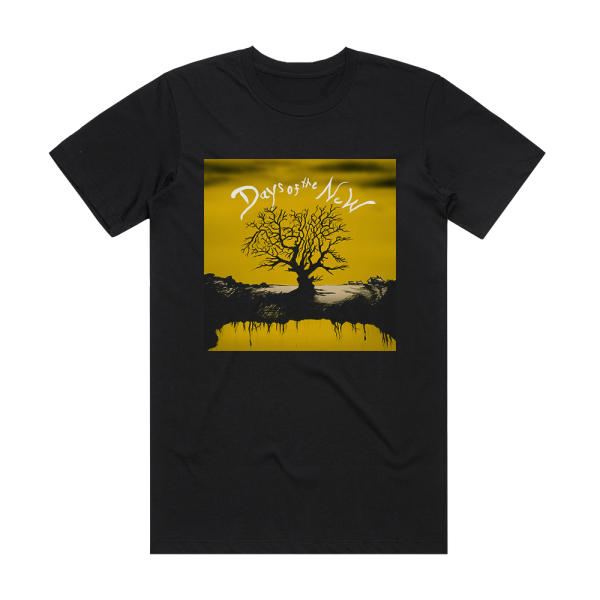 Days of the New Days Of The New 1 Album Cover T-Shirt Black