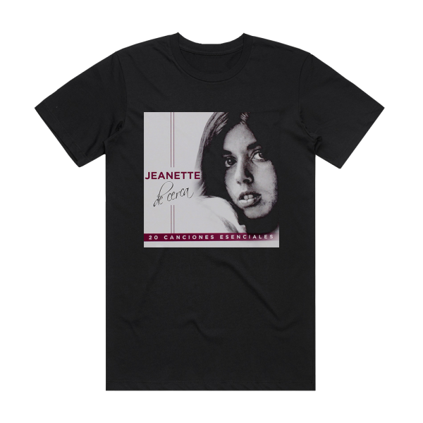 Jeanette De Cerca Album Cover T-Shirt Black