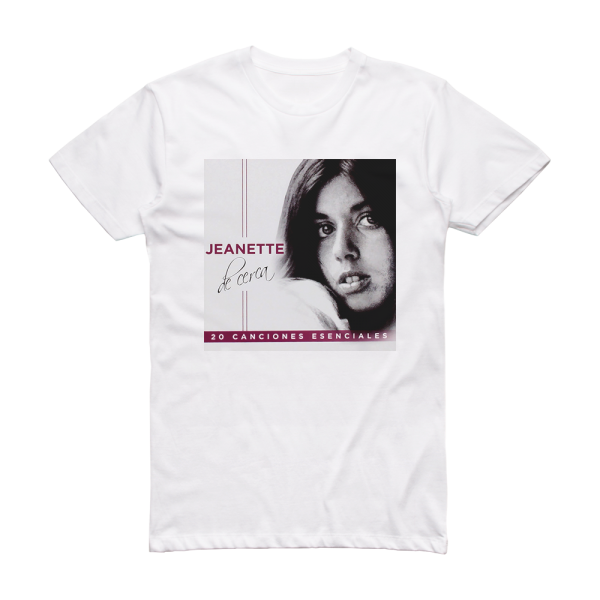 Jeanette De Cerca Album Cover T-Shirt White