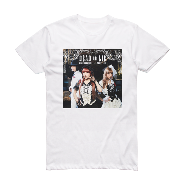 Maon Kurosaki Dead Or Lie Album Cover T-Shirt White