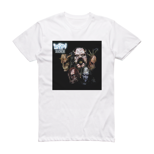 Lordi Deadache 1 Album Cover T-Shirt White