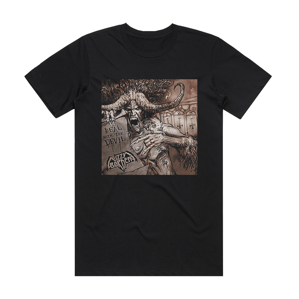 Lizzy Borden Deal With The Devil Album Cover T-Shirt Black – ALBUM ...