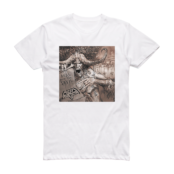 Lizzy Borden Deal With The Devil Album Cover T-Shirt White – ALBUM ...