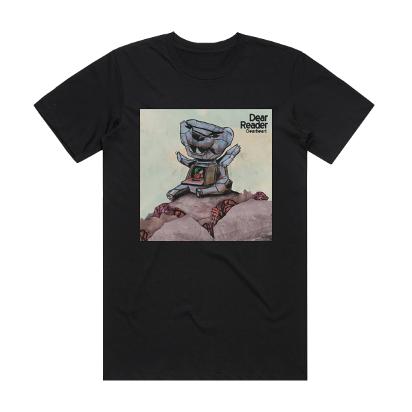 Dear Reader Dearheart Album Cover T-Shirt Black