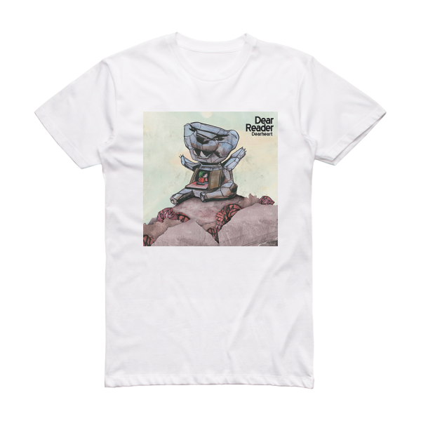 Dear Reader Dearheart Album Cover T-Shirt White