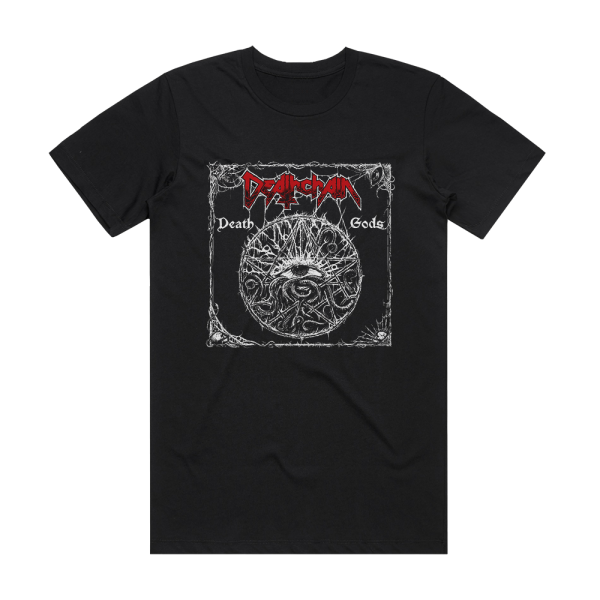 Deathchain Death Gods Album Cover T-Shirt Black