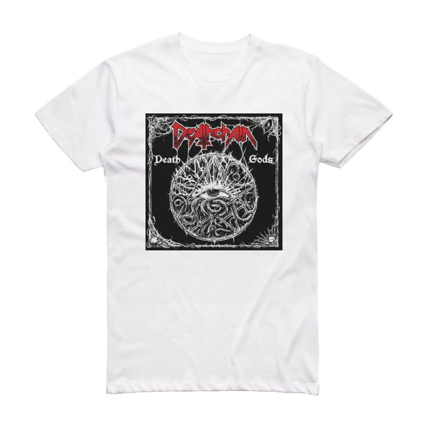 Deathchain Death Gods Album Cover T-Shirt White