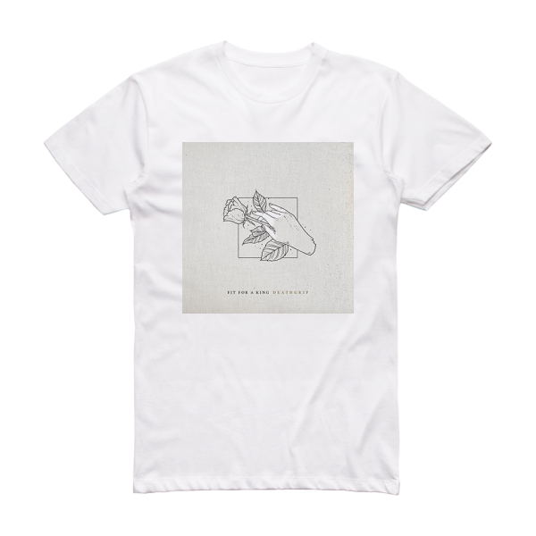 Fit for a King Deathgrip Album Cover T-Shirt White