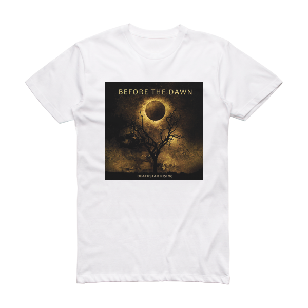 Before the Dawn Deathstar Rising Album Cover T-Shirt White