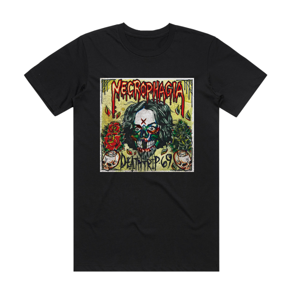 Necrophagia Deathtrip 69 Album Cover T-Shirt Black