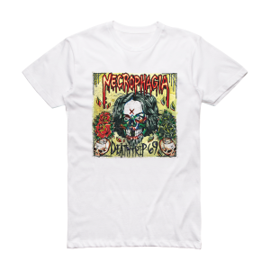 Necrophagia Deathtrip 69 Album Cover T-Shirt White